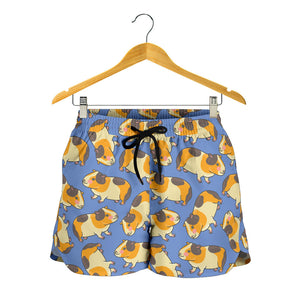 Guinea Pig Pattern Print Design 02 Women Shorts