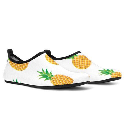 Pineapples Pattern Aqua Shoes