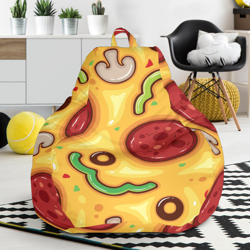 Pizza Texture Pattern Bean Bag Cover