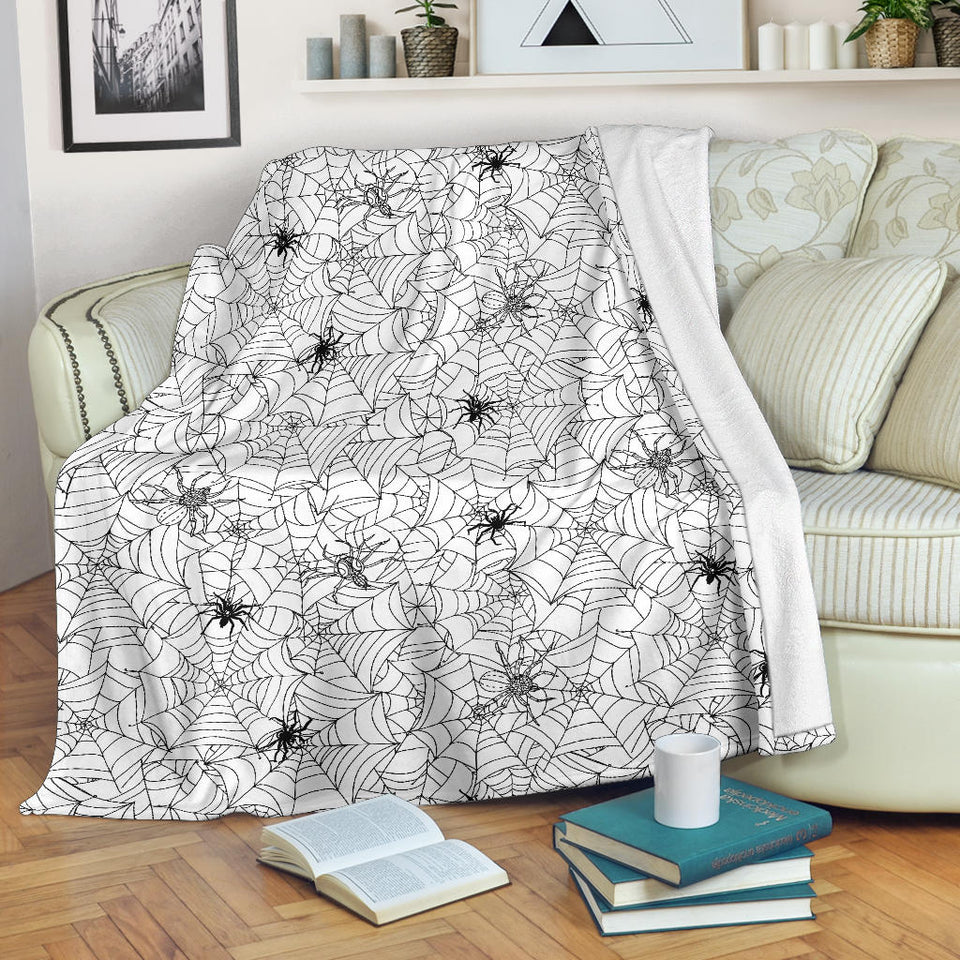Spider Web Cobweb Pattern Premium Blanket