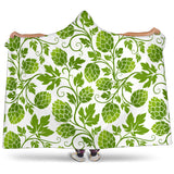 Hop Design Pattern Hooded Blanket