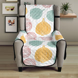 colorful onions white background Chair Cover Protector