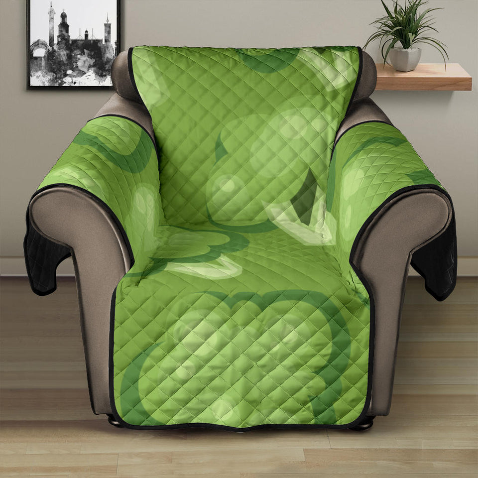 Broccoli pattern green background Recliner Cover Protector