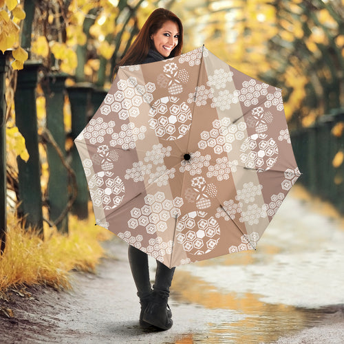 Beautiful Hexagon Japanese  Pattern Umbrella