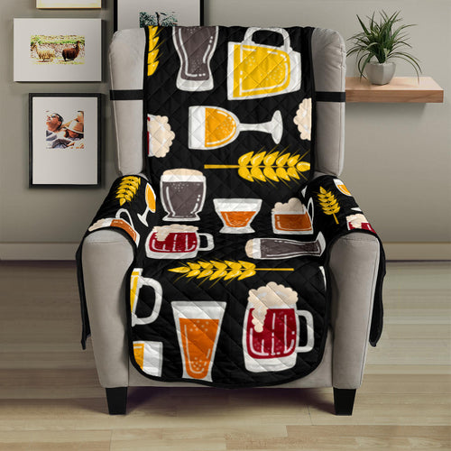 Beer type pattern Chair Cover Protector
