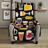 Beer type pattern Chair Cover Protector