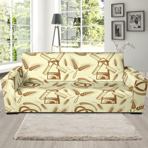 Windmill Wheat Pattern Sofa Slipcover