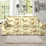 Windmill Wheat Pattern Sofa Slipcover