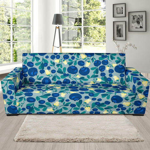 Blueberry Design Pattern Sofa Slipcover