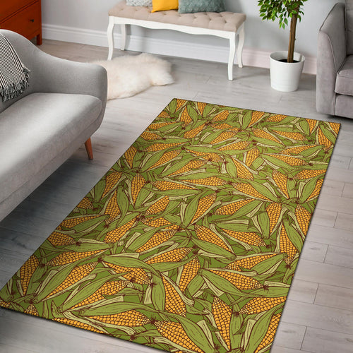 Corn Pattern Print Design 01 Area Rug
