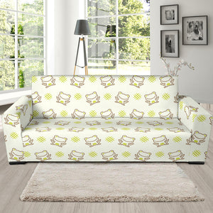 Cute Cartoon Frog Baby Pattern Sofa Slipcover