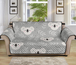 Cute koala leaves pattern Sofa Cover Protector