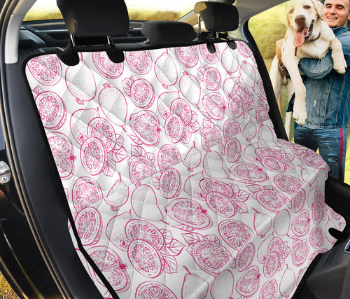 Sketch Guava Pattern Dog Car Seat Covers
