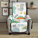 Cute funny kids dinosaurs pattern Chair Cover Protector