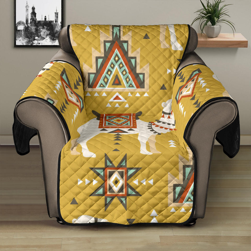 Camels ethnic motif pattern Recliner Cover Protector