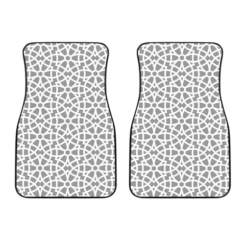 Arabic Gray Pattern  Front Car Mats