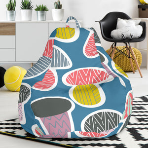 Colorful Mushroom Design Pattern Bean Bag Cover