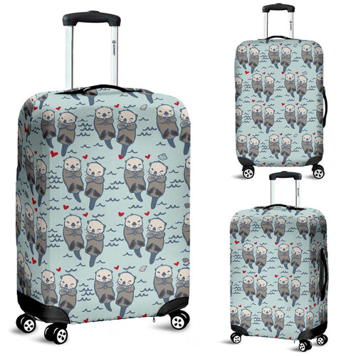 Lovely Sea Otter Pattern Luggage Covers