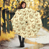 Windmill Wheat Pattern Umbrella
