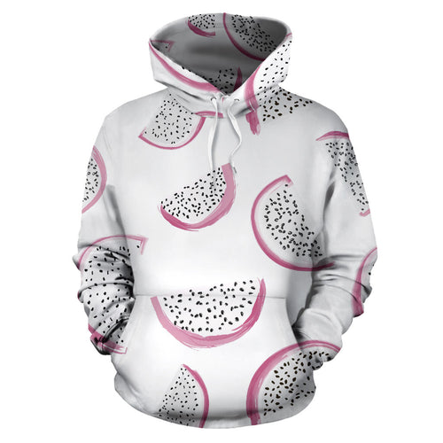 Dragon Fruit Pattern Men Women Pullover Hoodie