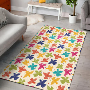 Pigeon Pattern Print Design 01 Area Rug