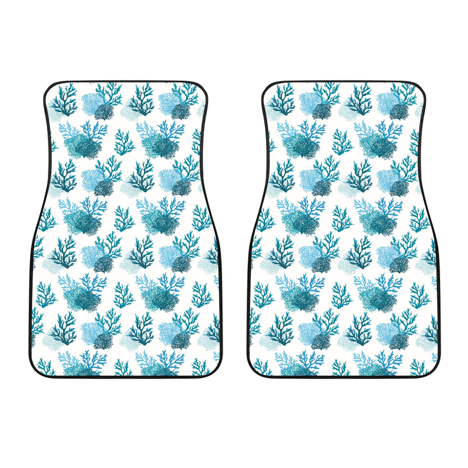 Coral Reef Pattern Print Design 04 Front Car Mats