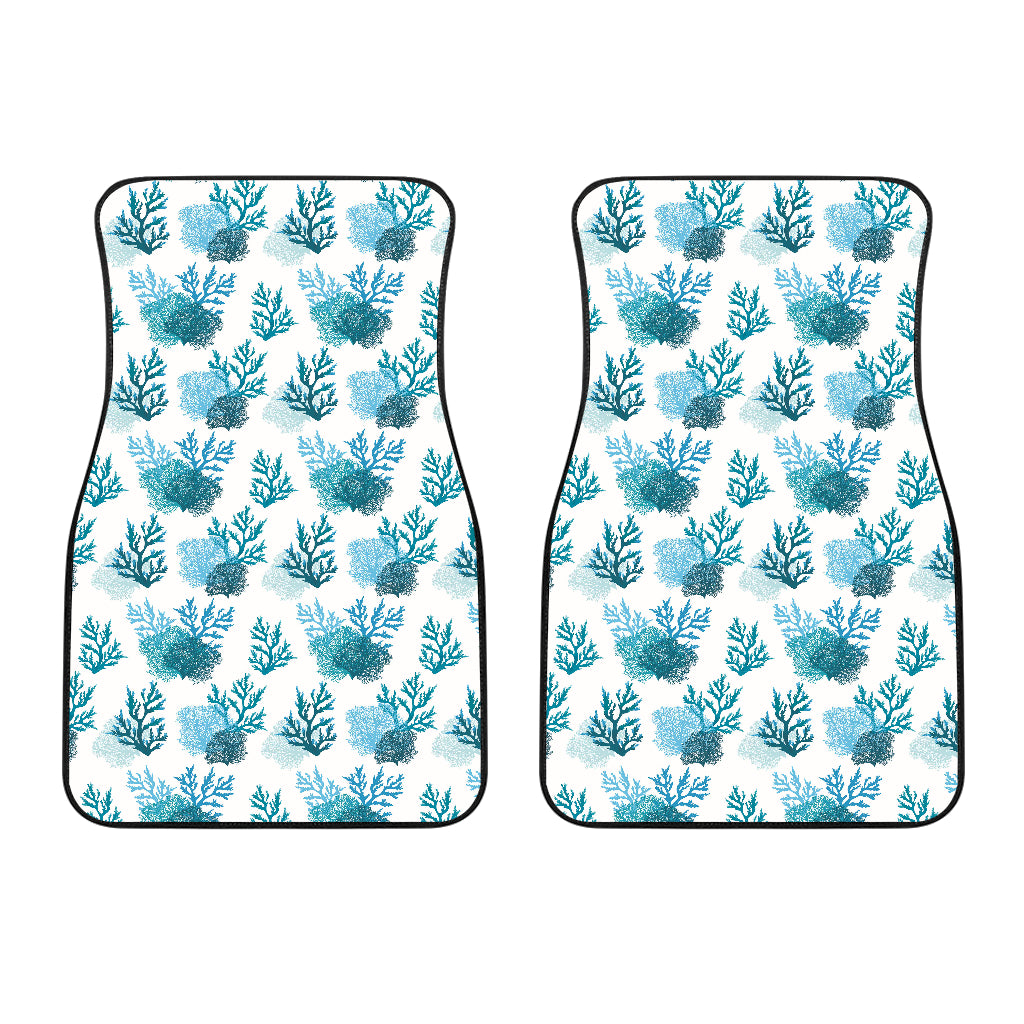 Coral Reef Pattern Print Design 04 Front Car Mats