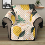 lemon flower leave pattern Recliner Cover Protector