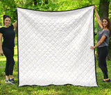 Arabic White Pattern Premium Quilt