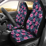 Hibiscus Pattern Print Design 05 Universal Fit Car Seat Covers