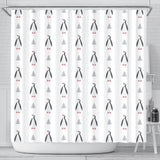 Penguin Pattern Shower Curtain Fulfilled In US