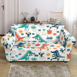 Cute Crocodile Pattern Loveseat Couch Slipcover