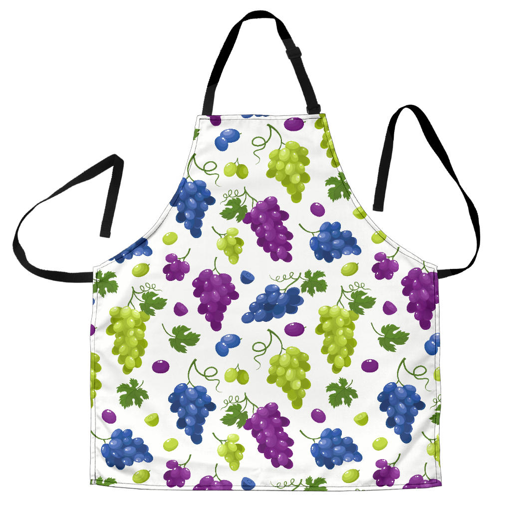 Grape Pattern Adjustable Apron