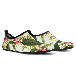 Heliconia Pattern Aqua Shoes