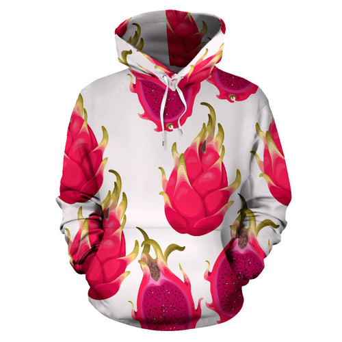 Dragon Fruits Design Pattern Men Women Pullover Hoodie
