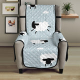 Sheep polka dot cloud pattern Chair Cover Protector