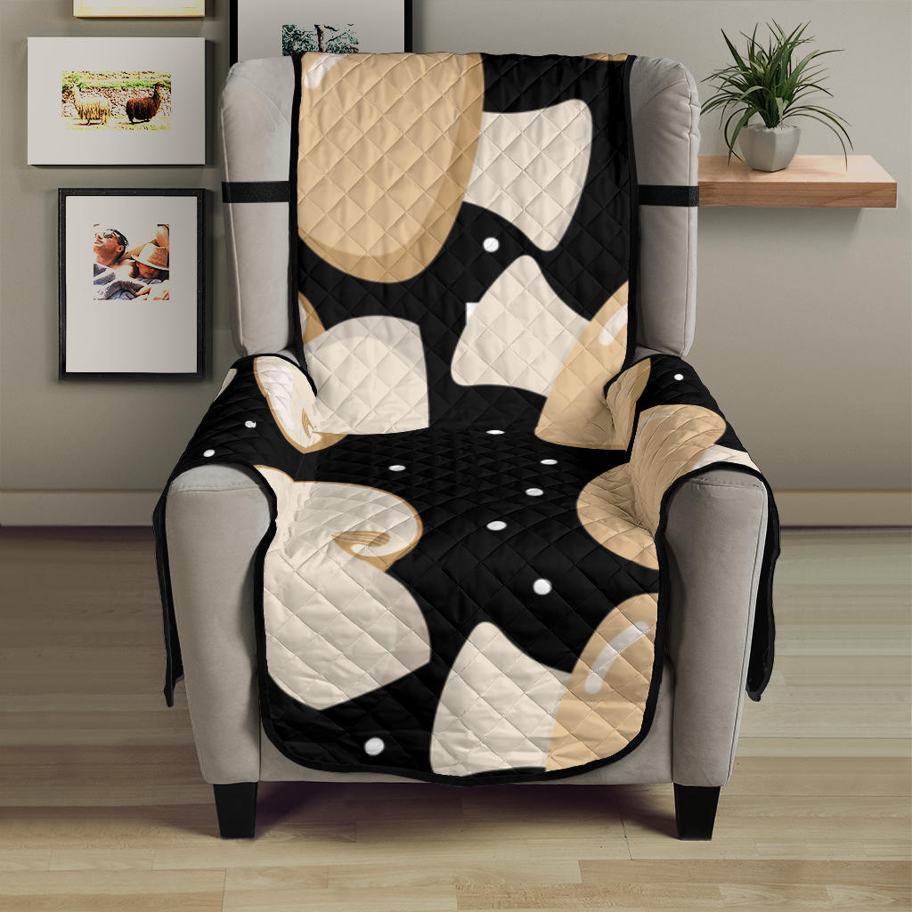 Champignon mushroom pattern Chair Cover Protector