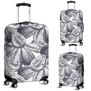 Guava Tropical Hand Drawn Pattern Luggage Covers