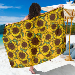 Sunflower Pattern Sarong
