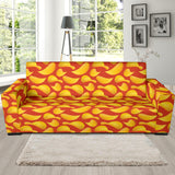 Potato Chips Pattern Print Design 05  Sofa Slipcover