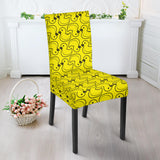 Duck Toy Pattern Print Design 02 Dining Chair Slipcover