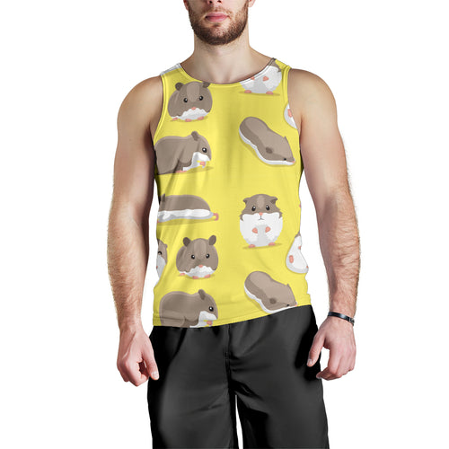 Cute Hamster pattern Men Tank Top