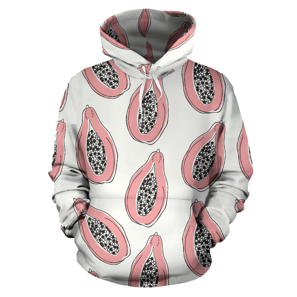 Papaya Pattern Men Women Pullover Hoodie