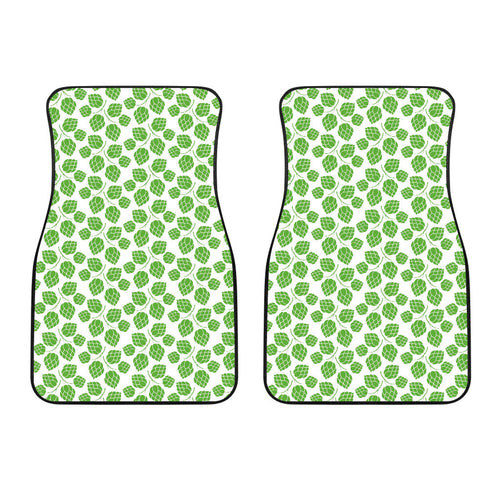 Hop Patternn Background Front Car Mats