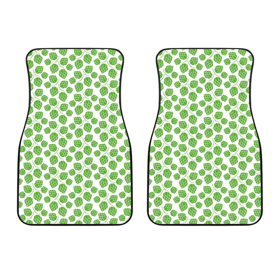 Hop Patternn Background Front Car Mats