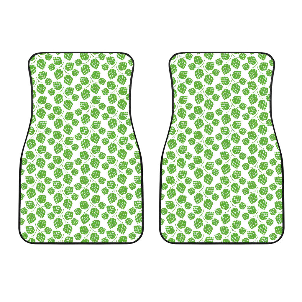 Hop Patternn Background Front Car Mats