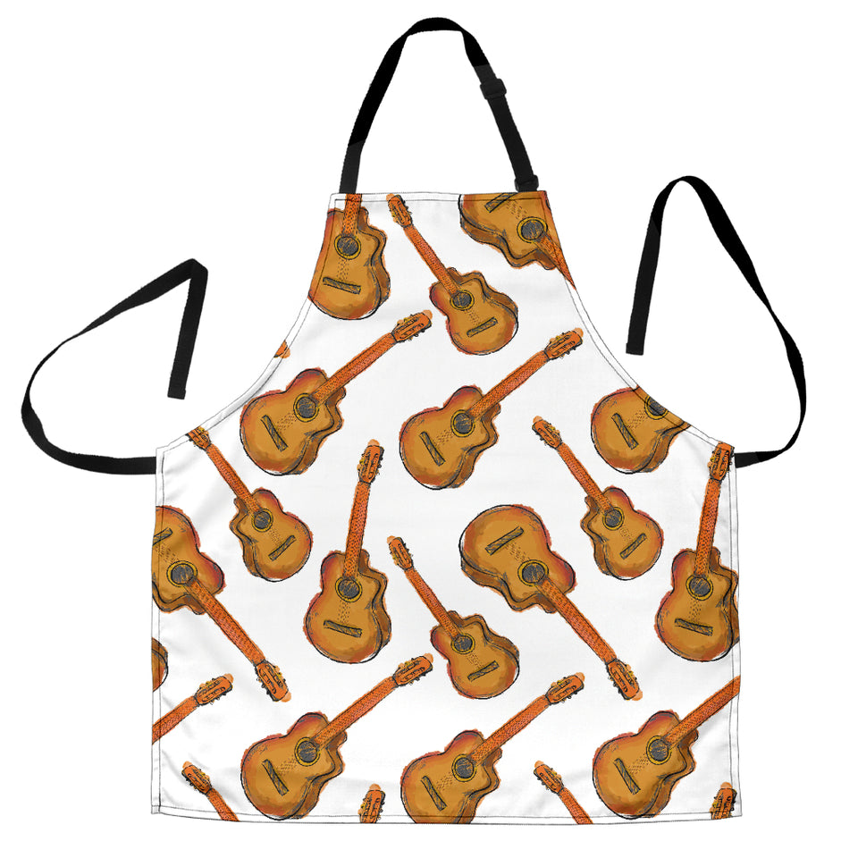 Paint Guitar Pattern Adjustable Apron