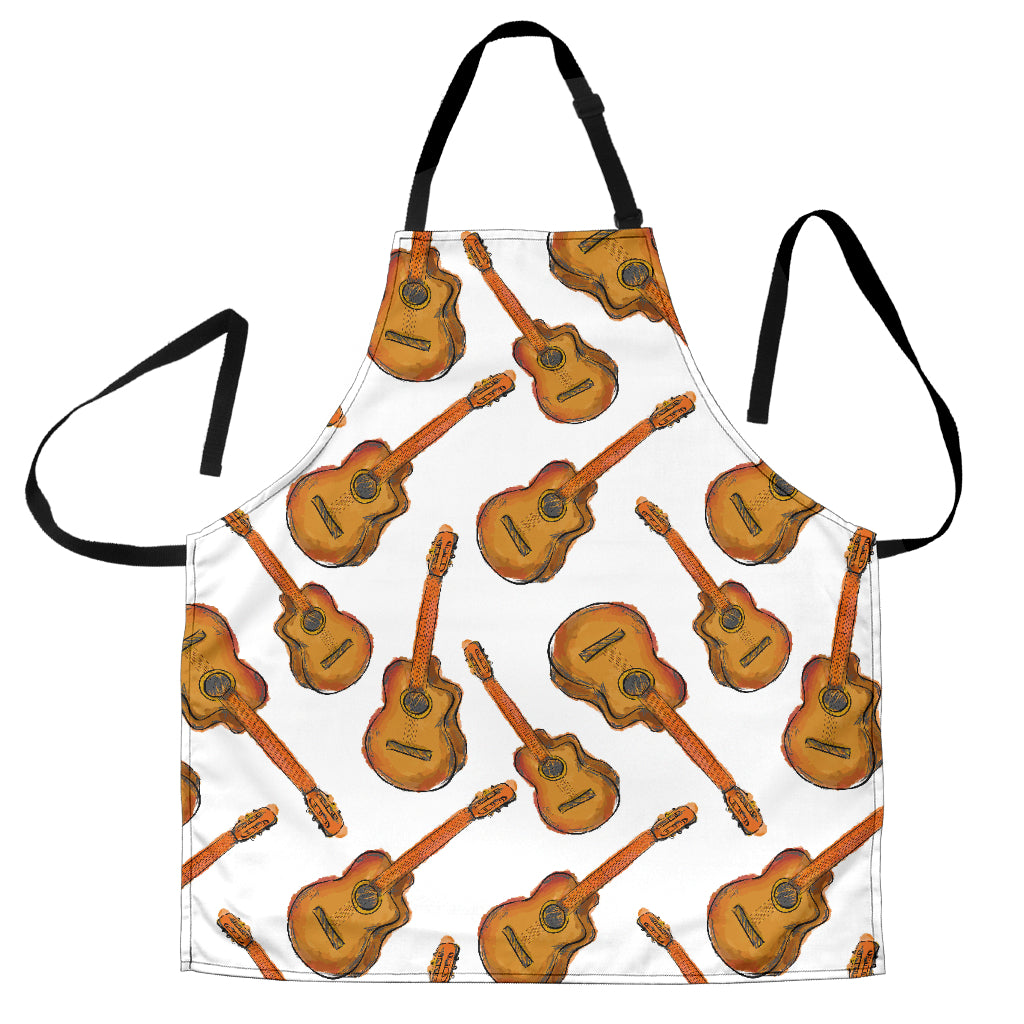 Paint Guitar Pattern Adjustable Apron