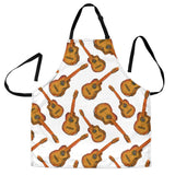 Paint Guitar Pattern Adjustable Apron