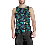 Dragon sea wave pattern Men Tank Top